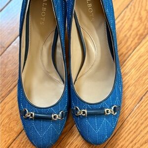 Talbots blocked heel shoe